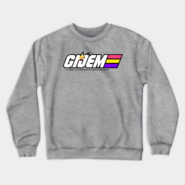 GI Jem for Lights Crewneck Sweatshirt by Ekliptik